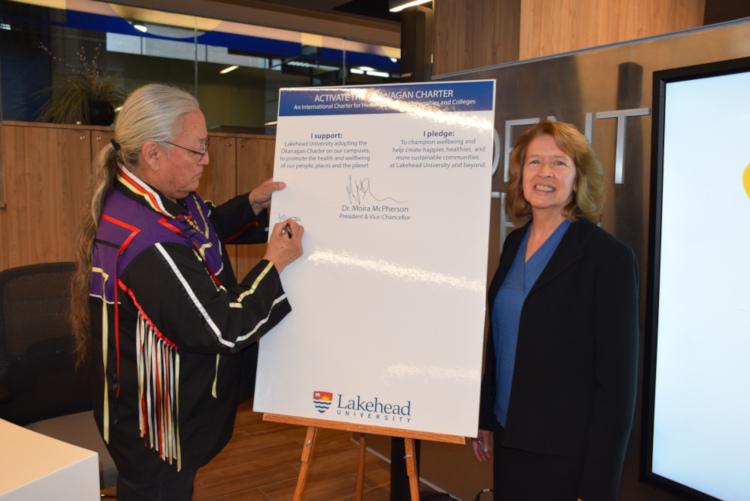 Lakehead University formally adopts the Okanagan Charter Lakehead